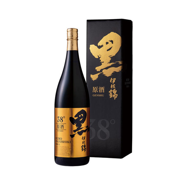 黒伊佐錦原酒のラベル