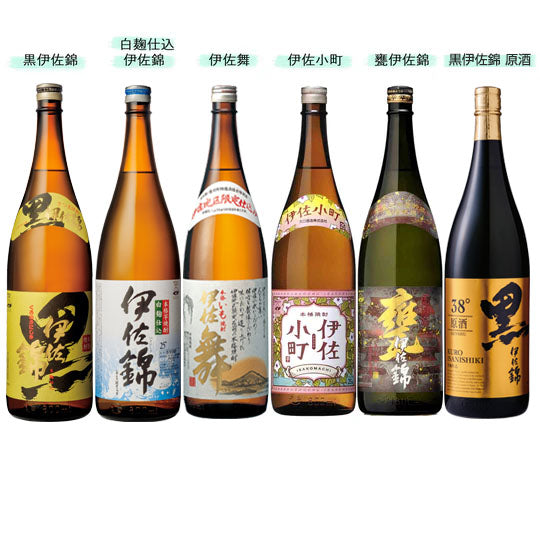 大口酒造 味わい六撰 1800mlセットのラベル