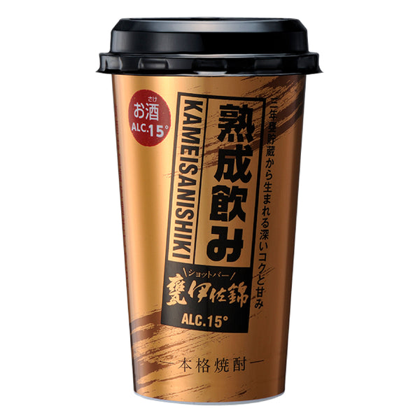 ショットバー甕伊佐錦【熟成飲み】のラベル